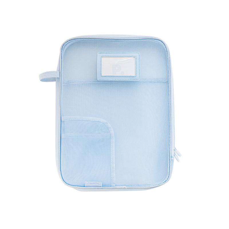 

Папка-конверт А4 из простой бумаги, сине-белая, однотонная, органайзер, портативная, большой вместимости, канцелярская, сумка для хранения скрапбуков синий