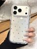 Ins Popular Glitter Shiny Love Heart Transparent Hard Back Cover For iPhone 17 Pro Max 16 13 15 14 Promax Shockproof Phone Case