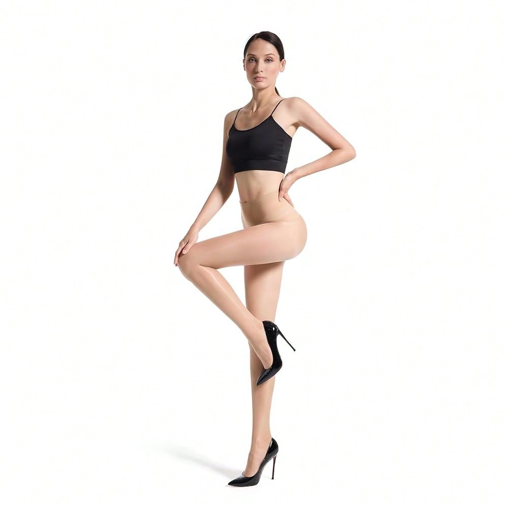 Women S Seamless Ultra-Thin Anti-Snag Silk Stockings 0D Black Ultra-Thin Tight Stockings Summer Ultra-Thin One Size