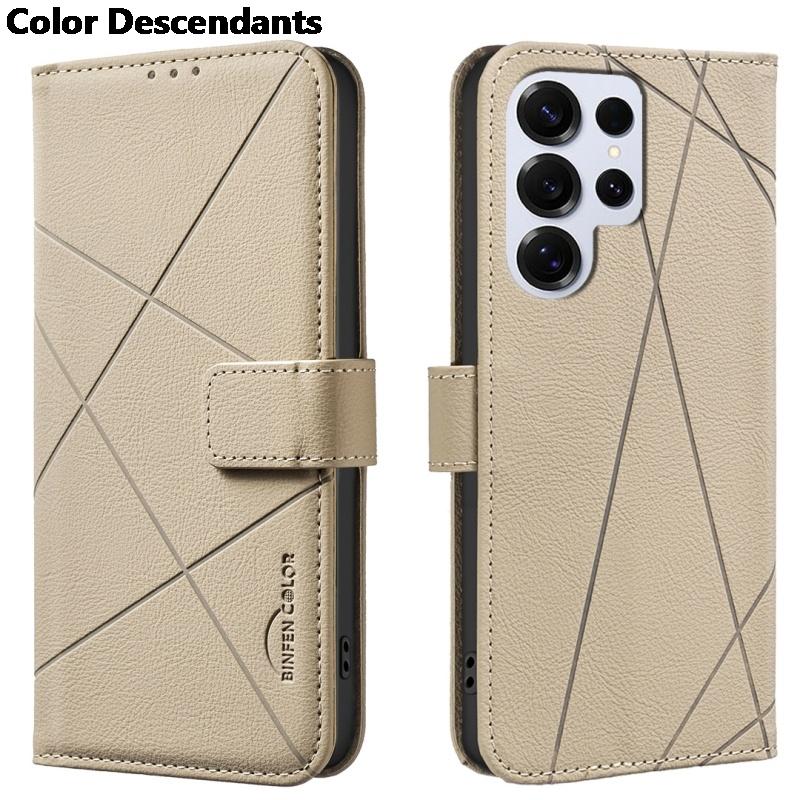 Luxury Wallet Magnetic Flip With Card Leather Phone Case for Samsung Galaxy S25 Edge S24 Ultra S23 Plus S22 S21 FE M23 M13 Cover