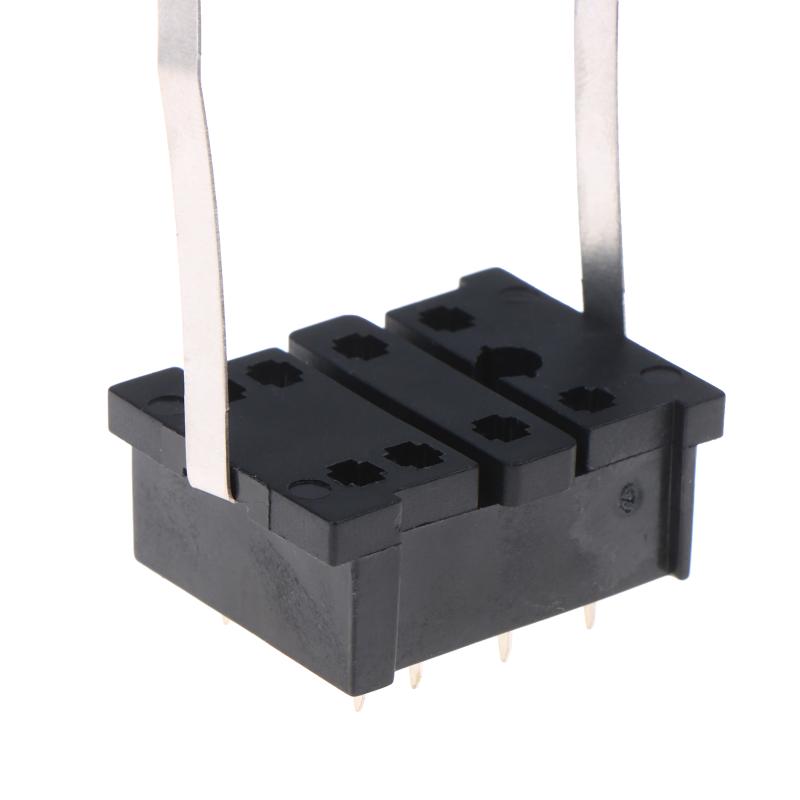 Pcb Mount Relay Socket Base Pt08-0 Pt14-02 Py14-02 8-Pin 14-Pin Solder Type Relay Holder For Intermediate Relays
