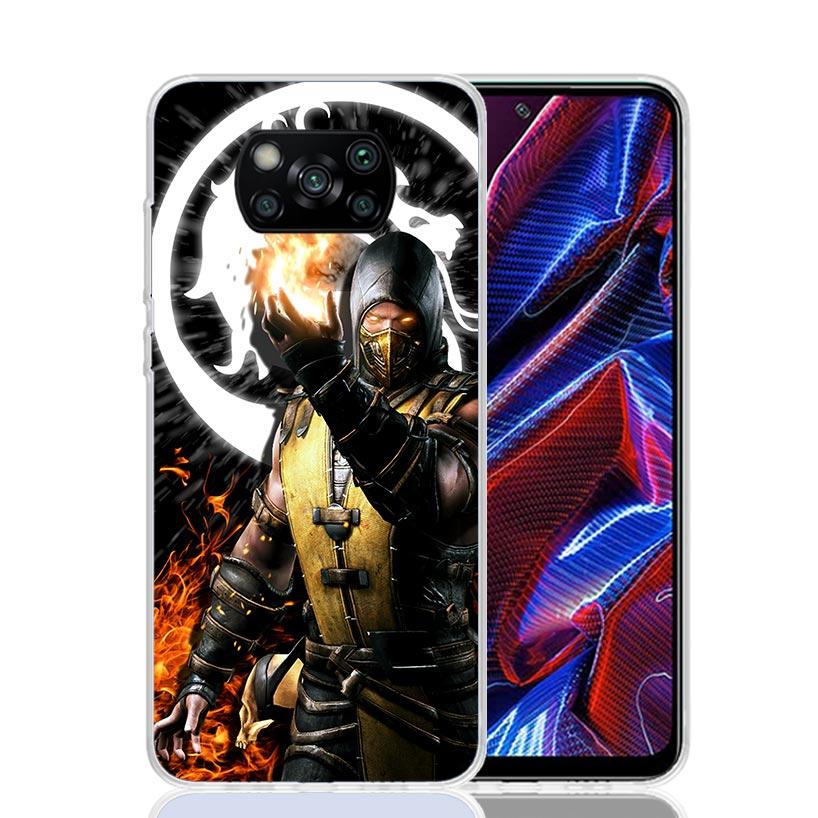 Mortal Kombat Phone Case For Xiaomi Poco F7 Ultra X7 X6 Pro X5 Redmi 15 15C 13 13C 12 12C 10 10A 10C 9 9A 9C 9T Shell Poco X7 X6