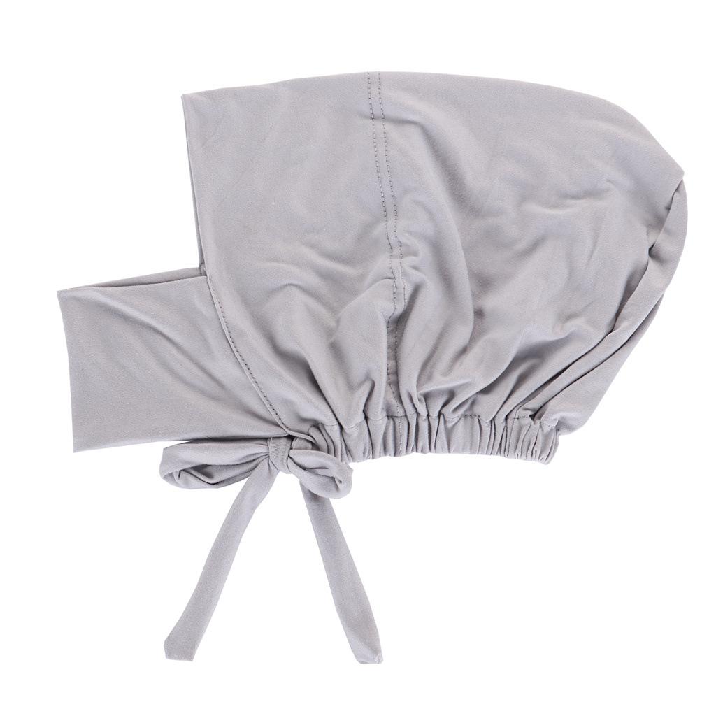 1PC Hijab Undercap for Women,Islamic Muslim Full Cover Face Veil Silk Fabric Turban Cap Underscarf Ramadan Accessory Daily Wear