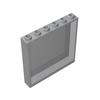 20pcs MOC Bricks 1x6x5 Window Glass Wall Element Compatible Building Blocks 59349 Houses Panel Assembles Accessories
