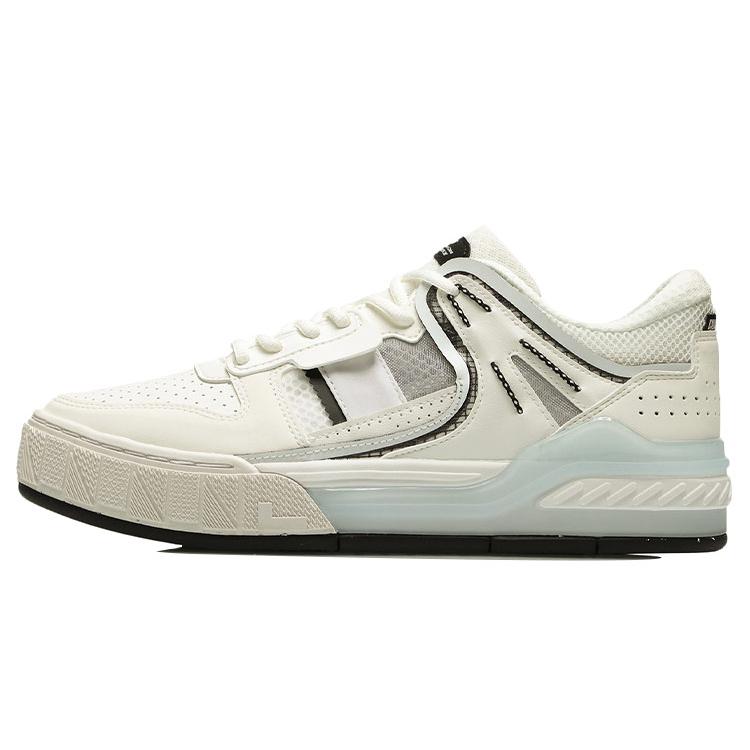 

LiNing Dawn Light Slip Resistant, Abrasion Resistant, Lightweight Low Top Skateboard Shoes Men s White Black AGCR191-1 39