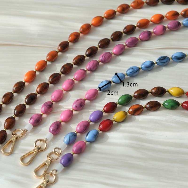 Neues Telefonzubehör, lange Handykette, Anti-Verlust-Candy-Perlen, Schulterhals, Crossbody-Telefongurt, Telefonhüllenhalterkette