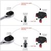 Universal 3 Jaw Oil Filter Removal Tool High Strength Steel Engine Maintenance Wrench Auto Repair Compatible Vehicle Models