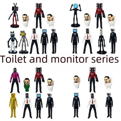 "Cross-Border Toilet Man Vs Monitoring Man: Office Titan Audio/TV/Game Figurine"