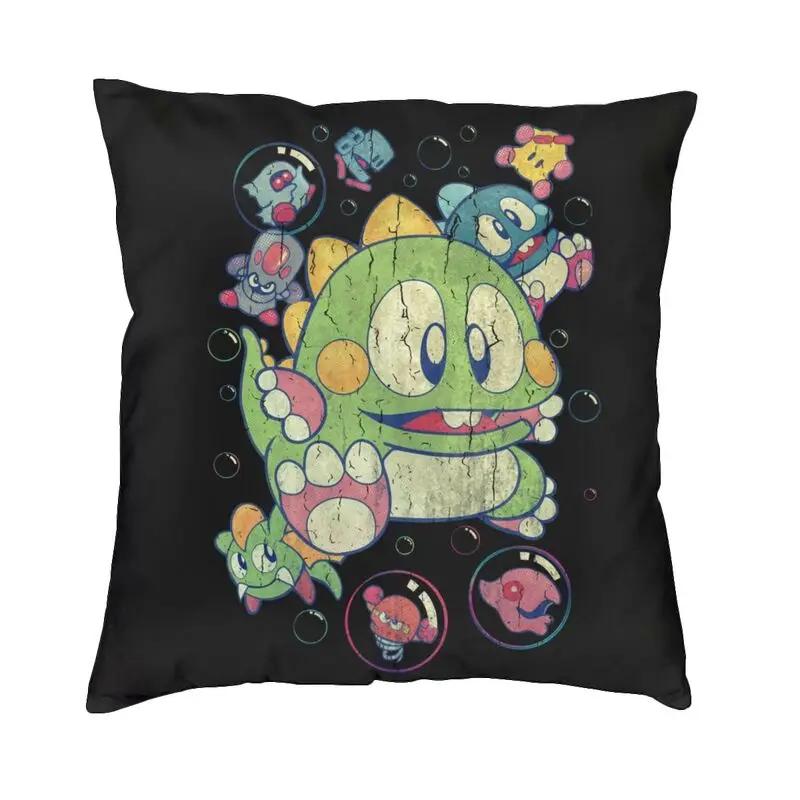 Puzzle Game Bubbles Bobble Cushion Covers Soft Velvet Nordic Throw Pillow Case Home Decoration