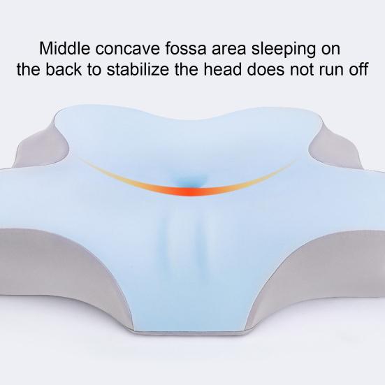 Memory Foam-Kissen, langsame Rückfederung, elastisches Nackenschmerzlinderungskissen, Kühltechnologie, Schlafkissen, hochdichte Unterstützung, atmungsaktiv, waschbar, Seiten- und Rückseite