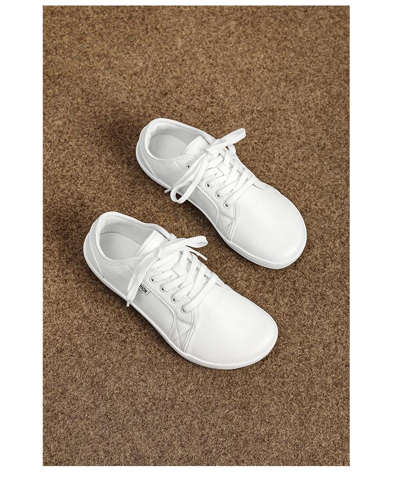 Zapatos Casuales de Cuero de Talla Grande de Ajuste Amplio para Hombres y Mujeres