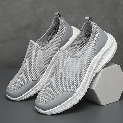 Fashion Breathable Men Sneakers Summer Mesh Casual Shoes For Men Walking and Running Lightweight Sport Footwear Non-slip Plus Size 39-48