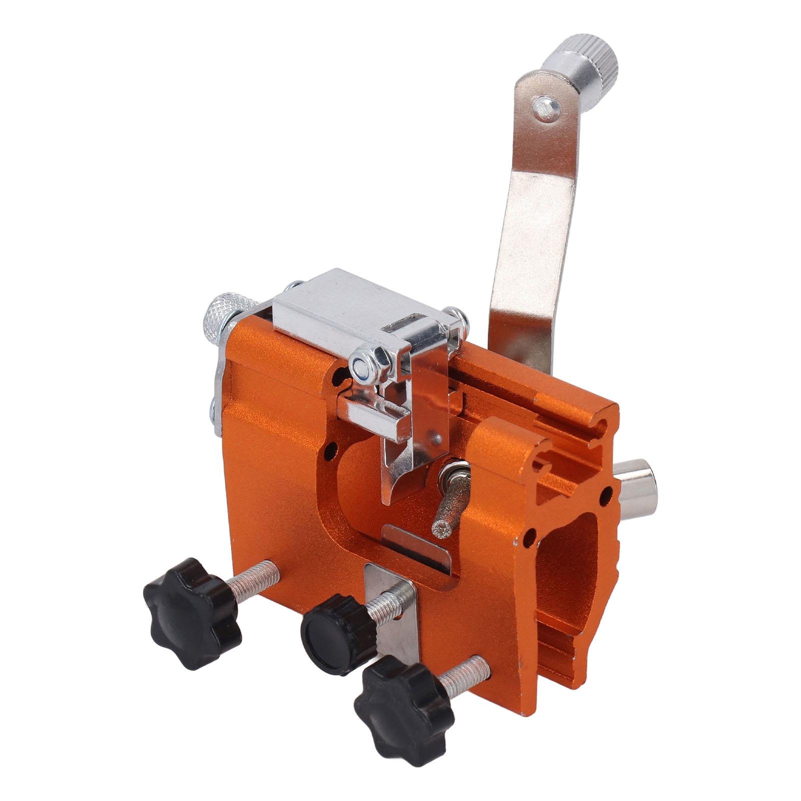 

Portable Crank Chainsaw Sharpening Jig Stainless Steel Chainsaw Tooth Blade Grinder Precise Sharpening Kit for Repairing