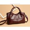 New Women'S Bag Light Splicing Soft Leather Large Capacity Fashion Mother Bag Handbag Women'S Small Bag
