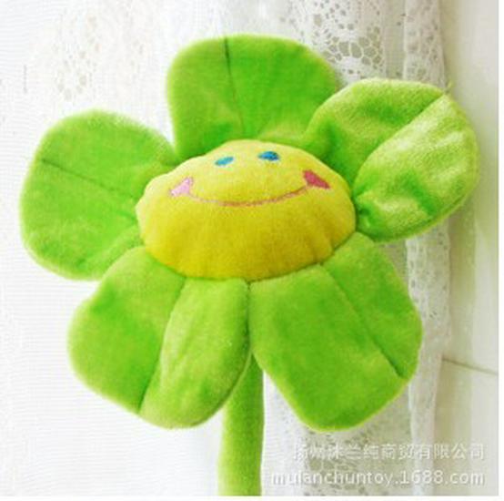 Plush Sunflower Cartoon Curtain Tieback Clip