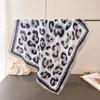 New Fashion Leopard Print Silk Hairbands Scarf Women 2026 New Elagant Bandana Neck Kerchief Head Bands Foulard Female Scarfs