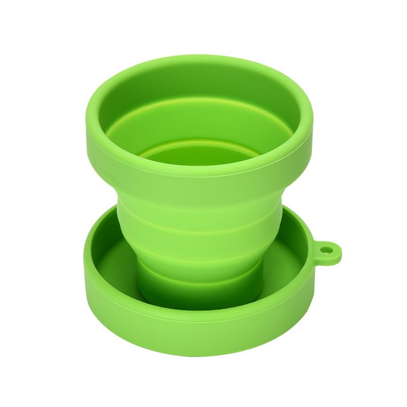 Silicone Foldable Travel Cup - Portable, Anti-Fall, Telescopic, Perfect for Outdoors & Holidays