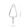 2 Pcs Stainless Steel Meal Tongs Escargot Snail Tableware Kitchen Food Serving Clip Pasta Utensils