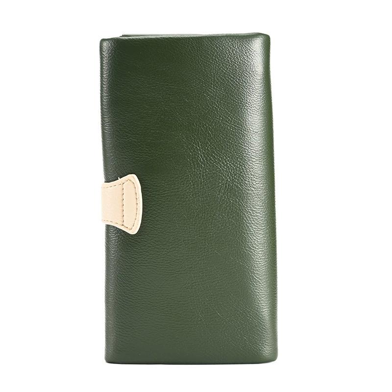 Soft Leather Women Wallet Clutch High Quality Triple Fold Money Large Capacity Female Purse Card Holder