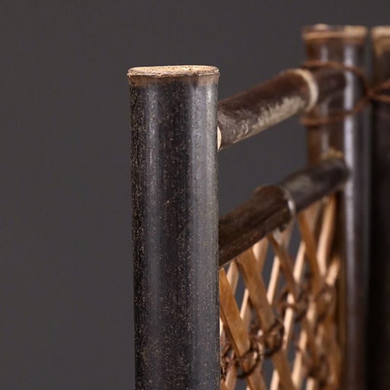 Bamboos Fairys Garden Fence Miniature Fairys Garden Accessories Wooden Decorative Picket Fence for Dollhouses Accessories