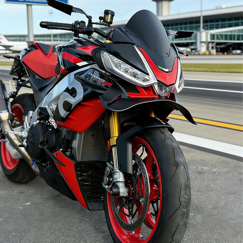 For Aprilia Tuono V4 Front Spoiler Lower Spoiler Lower Lip GP WING DOWNFORCE NAKED FRONTAL SPOILERS Tuono V4 2021-2024