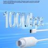 Type C POE Splitter 48V to 5V Power Converter 100Mbps Data for Security Cameras High Efficiency Voltages Conversion