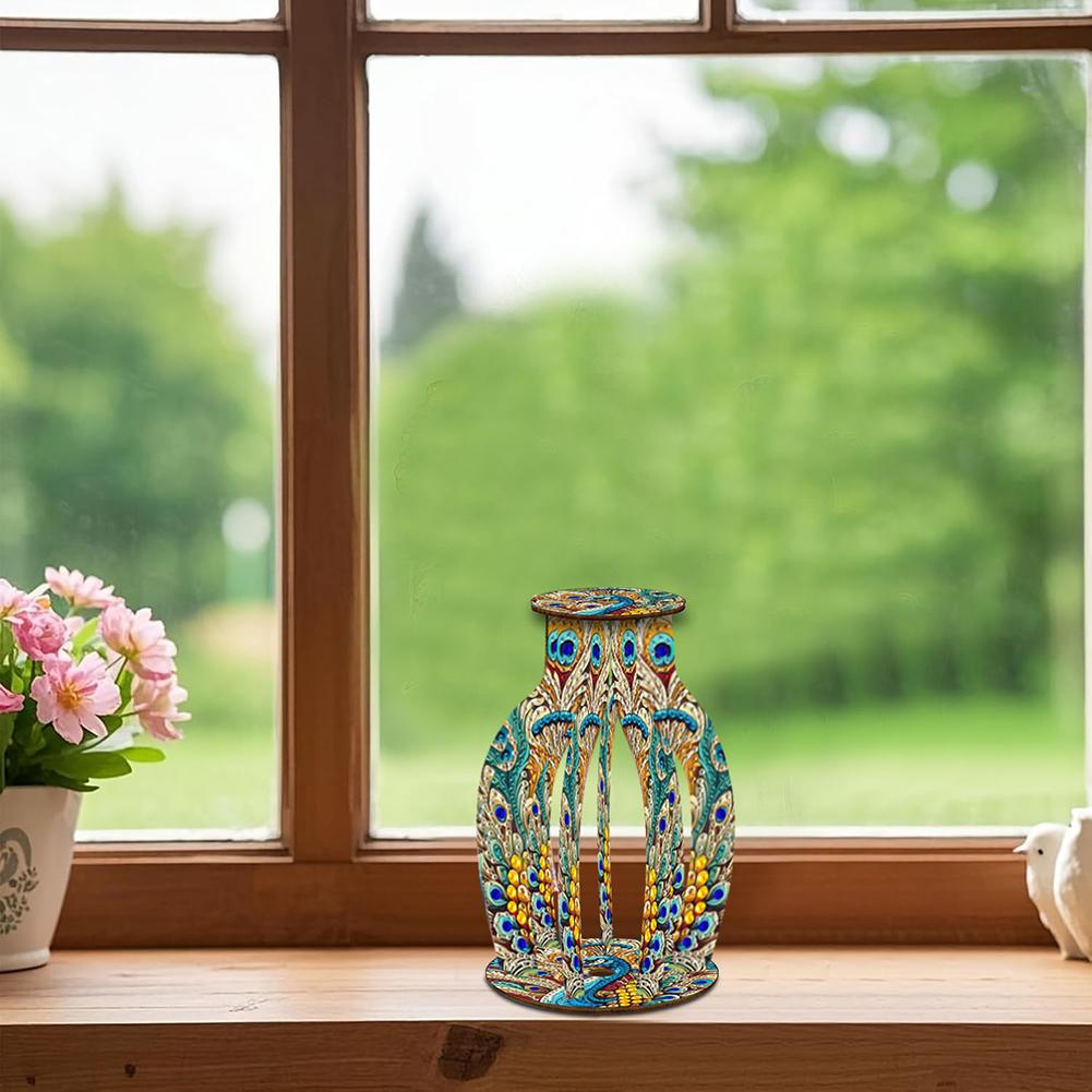 Diamond Painting Flower Vase Diamond Painting Tabletop Vase Ornaments Kit Home Table Decor