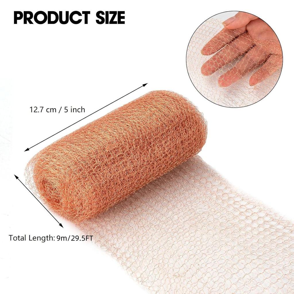 Woven Copper Mesh Garden Net: Anti-Snail & Rat Insect Barrier