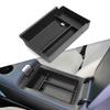 Car Center Console Tray Armrest Storage Box Organizer Interior Accessories Black