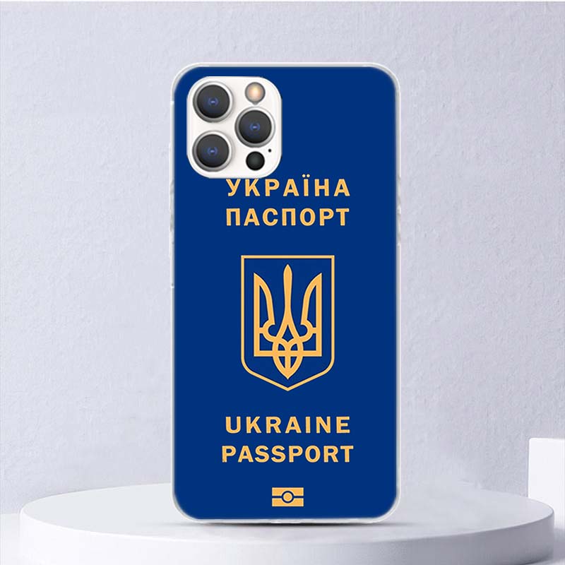 Ukraine Flag Soft Case For iPhone 11 12 13 Mini 14 Pro Max Apple Phone Cover X XS XR SE 7 Plus 8 + 6 6S 5S Funda Coque