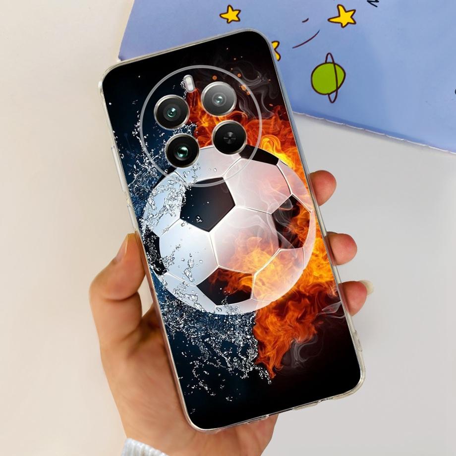 For Realme 12 Pro Plus Case Soft Clear TPU Silicone Phone Case For Realme 12 Pro Pro+ Cute Cartoon Shockproof Back Cover Fundas