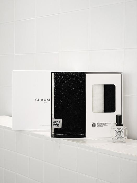 CLAUMAN 1981 [2P] Urban Shower Towel (2 types) Black & White