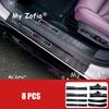 For XPeng P7 2025 2026 Carbon Fiber ABS Welcome Pedal  Door Sill Scuff Threshold Guard Plate Anti-scratch Sticker Accessories