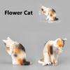 1 PC  Bonsai Ornament  House Decor Plastic Neko Figurine Mini Pet Model Simulation Animal Miniature Cat