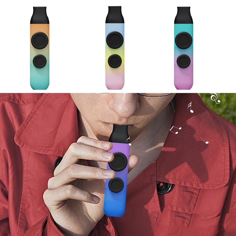 Kazoona pro dospělé Přenosné nástroje na backpacking Dvojitá membrána Kazoo Hračka na uvolnění stresu pro batolata Hraní Narozeniny Děti