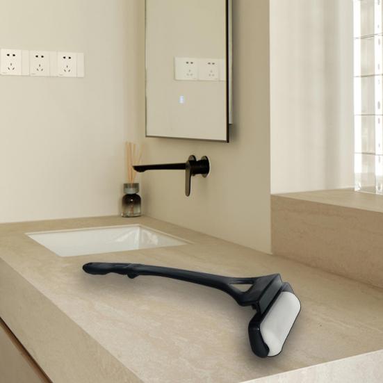 Bear Back Lotion Applicator with Reusable Rollers Foldable Long Handle Smooth Application Lotion Roller