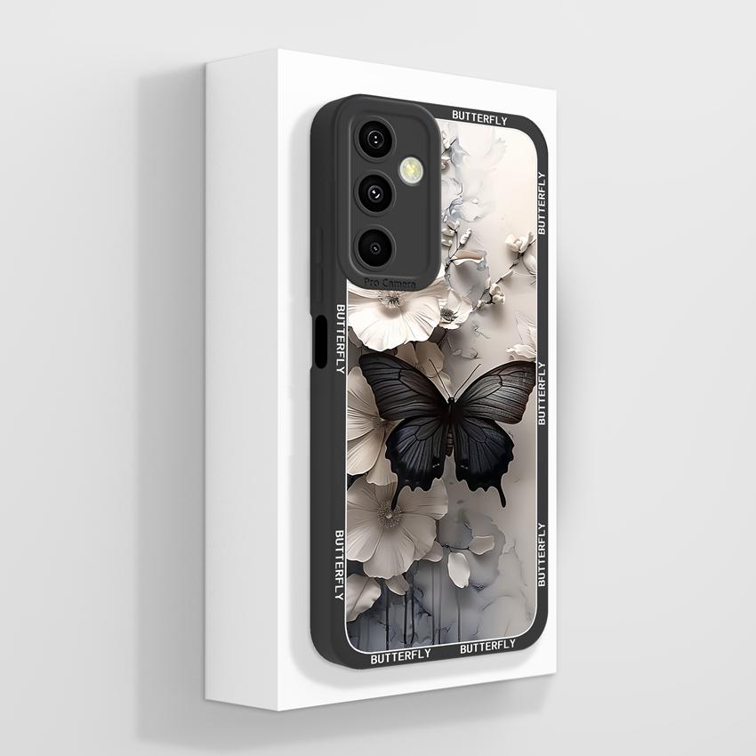 Husă Pentru Samsung M36 M55 M56 A25 A26 A17 F56 Husă Telefon Floare Pictură în Ulei Frumoasă Protecție Ecran Bară de Protecție Moale Husă Rezistentă la Praf Pentru Carcasă Samsung