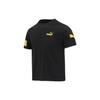 Set-in Sleeve T-Shirt Men's Black (Unisex) T-Shirts 676675 01