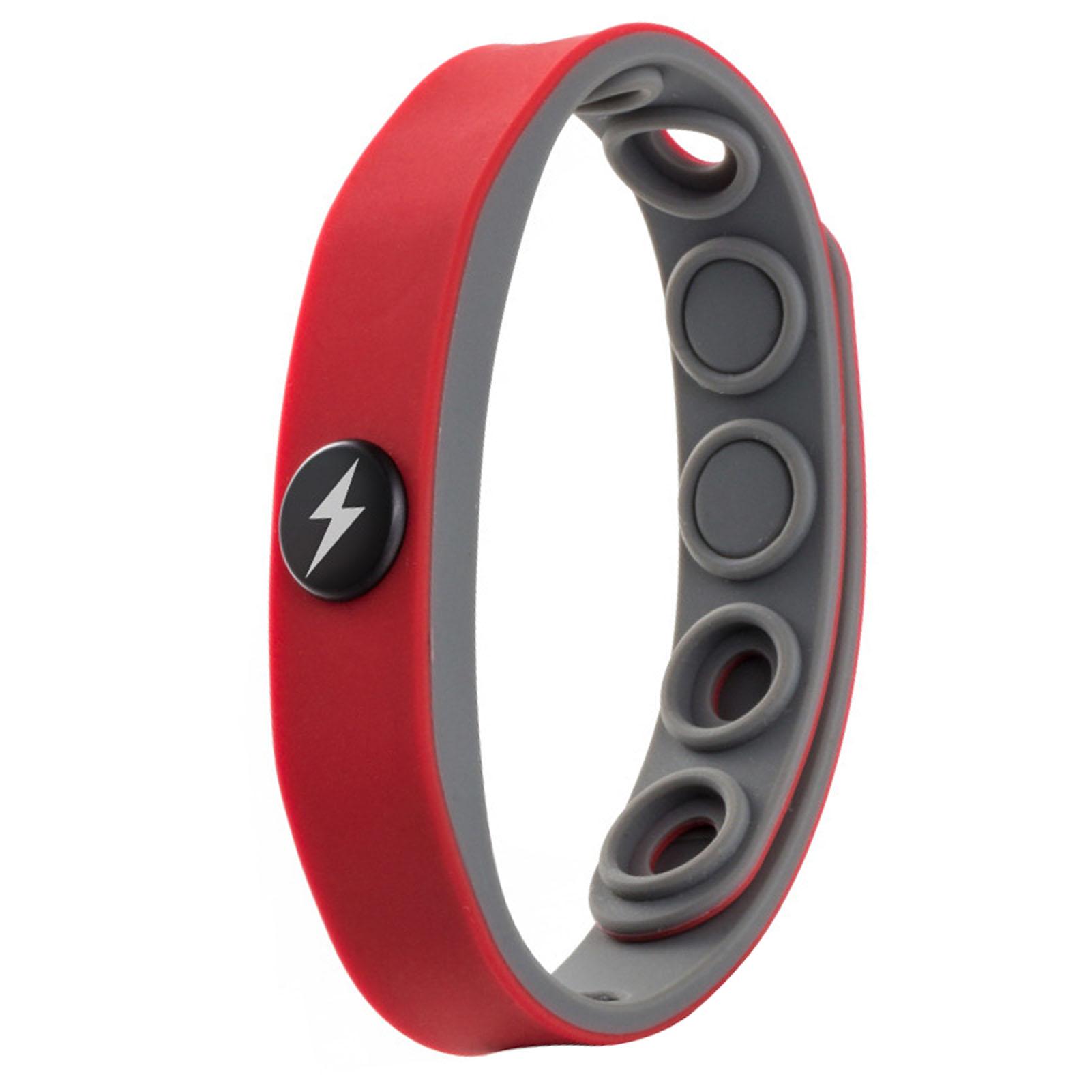 Bracelet Anti-Statique en Silicone Doux Lâcher Sans Fil Ions Négatifs Bracelet de Sport en Silicone pour Hommes Femmes black
