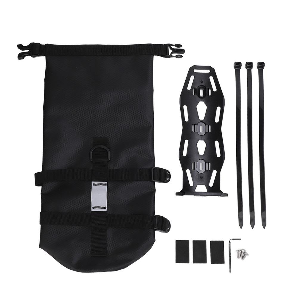 

5L Cycling Fork Bag Waterproof Bike Front Rack Bag Durable Bike Front Fork Bag Outdoor Cycling чорний