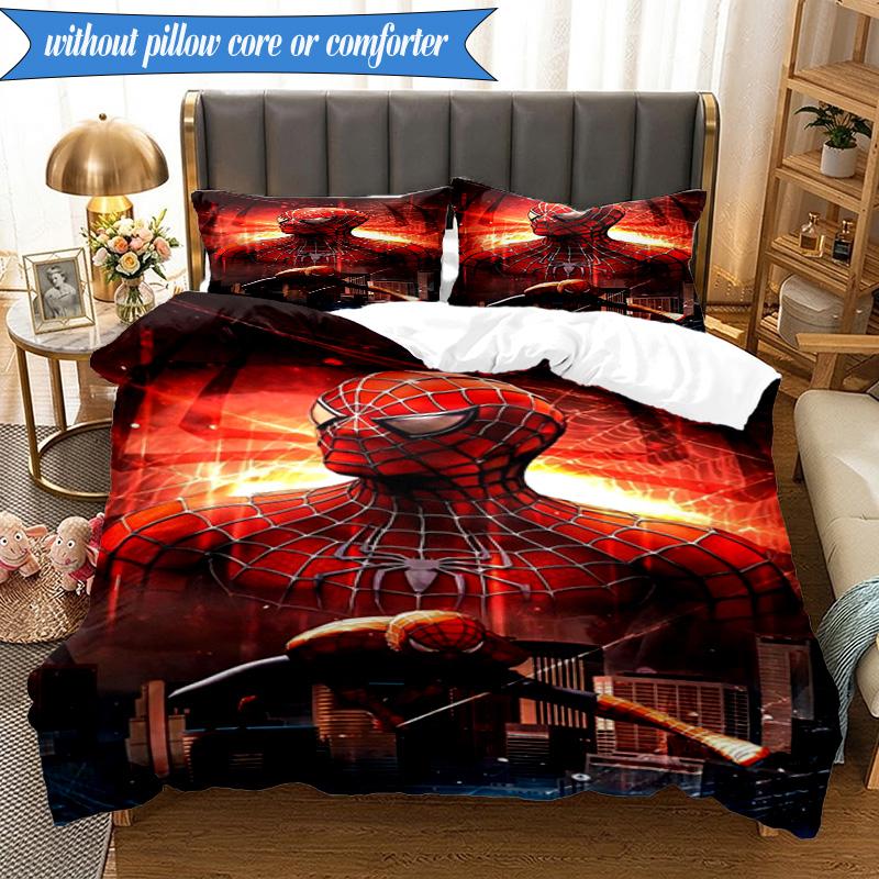 Red Spider 3pcs K-pop Music Group Bedding set,Ideal for Bedroom, Dormitory,Including Duvet Cover And 2pcs Pillowcases,Fan Gifts