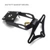 Adjustable License Plate Mount Rack for Motorcycles, Motorcycle License Plate Frame Tail Bracket License Plate Holder