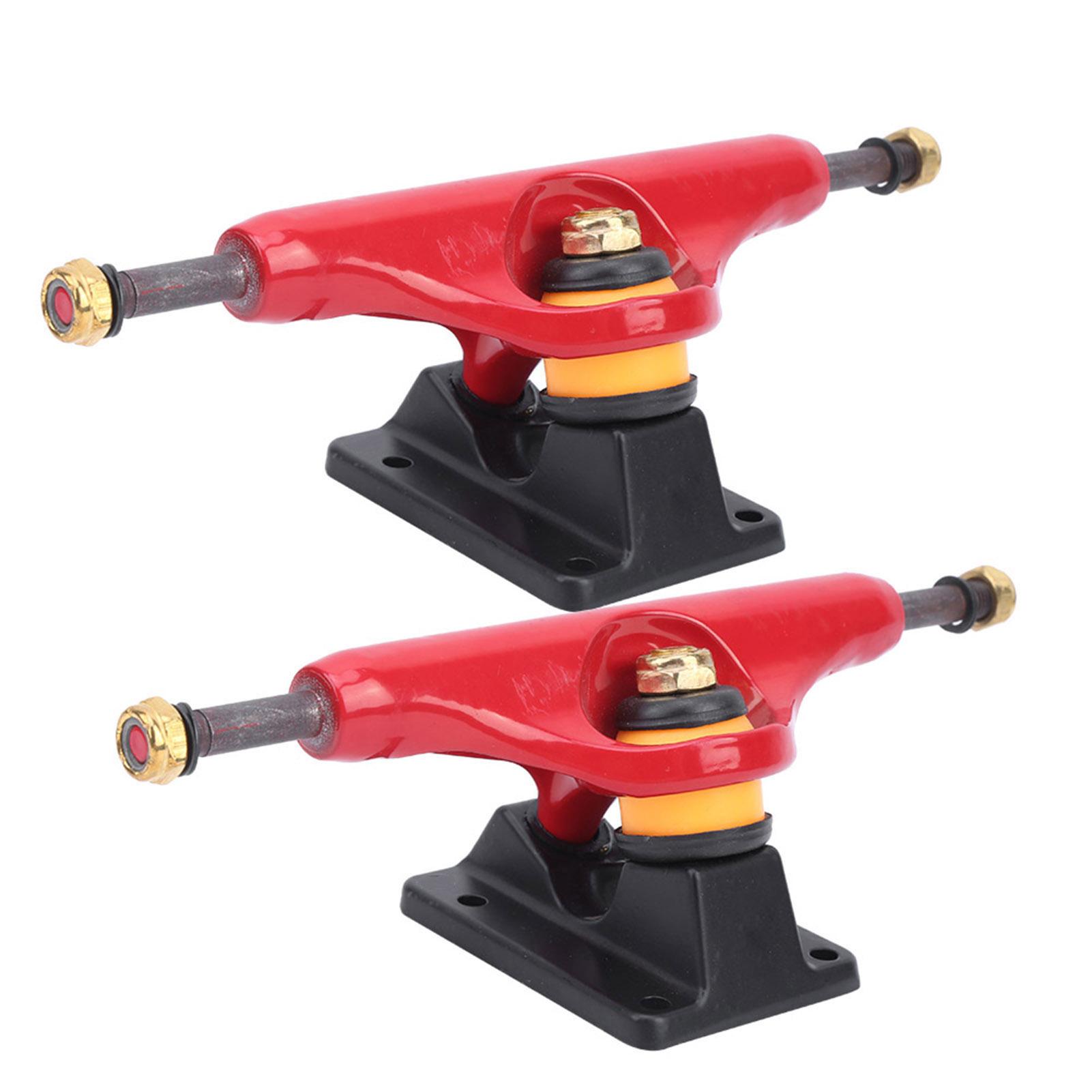 

2PCS Set Professional Maple Skateboard Bracket Longboard Stand Outdoor Sports AccessoryRed красный