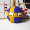 Peluche Polandball Australia Polonia Brasile Bielorussia Messico Portogallo Countryball Cuscino Ripieno Giocattoli Ciondolo per Borsa Regalo Cosplay