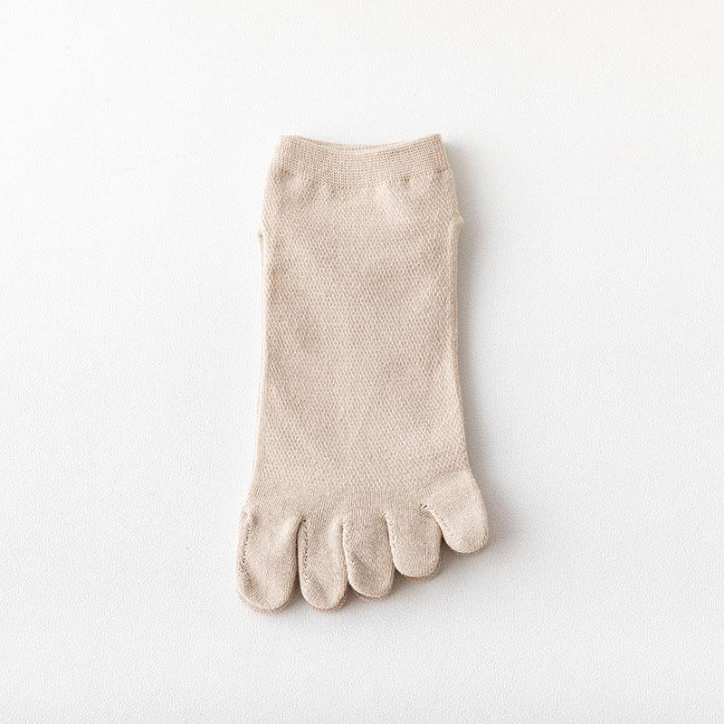 Short Five Finger Socks For Men Spring Summer Thin Sweat-absorbing Ankle Socks Sports Running Split Toe Socks Cotton 5 toe Socks
