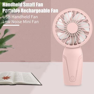 Battery Operated Small Fan Personal Speed Adjustable Strong Airflow Low Noise Mini USB Rechargeable Compact Portable Cooling Ergonomic Design