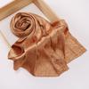 Elegant Women Silk Scarf Satin Solid Flower Wrap Shawl Sunscreen Bandana Hijab Mujer Scarve Pareo Beach Boho Headscarf Sweet New