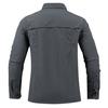 Men Spring Fall Outdoor Shirt Quick Dry Plus Size Soft Breathable Waterproof