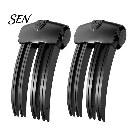 Hair Styling Accessory 2Pcs Cordless Heated Volume Clip, Root Lifter Comb for Fine Flat Bangs Clip Styling, USB Rechargeable Volumizing with