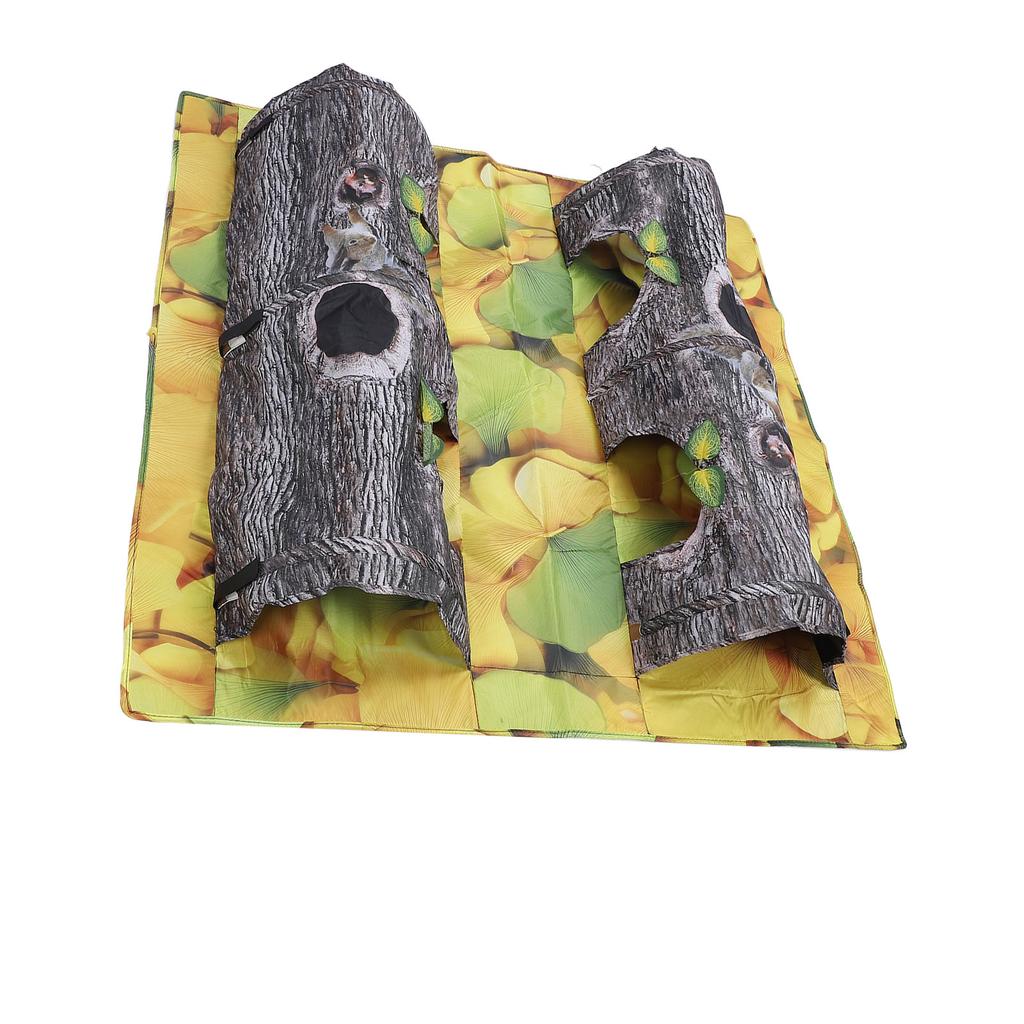 Cat Tunnel Foldable Cat Channel Toy Interactive Pet Playing Mat Bite Resistant Cat Activity Play